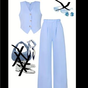 Light Blue Girls Set